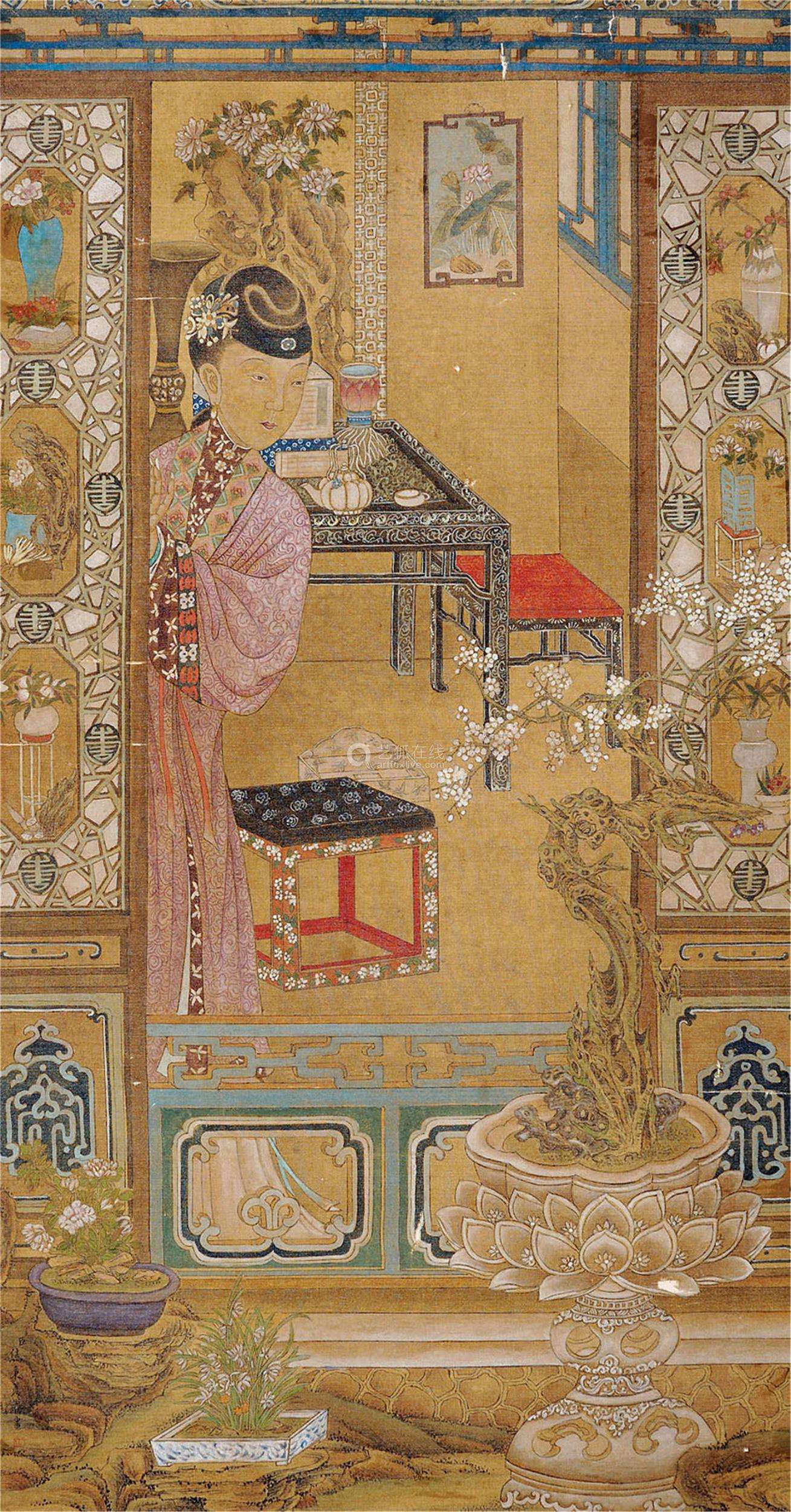 焦秉贞清代宫廷画家