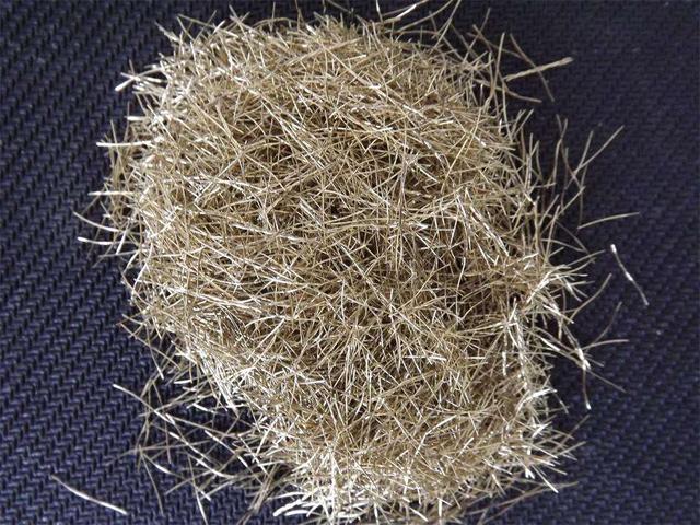 镀铜微丝钢纤维构造设计