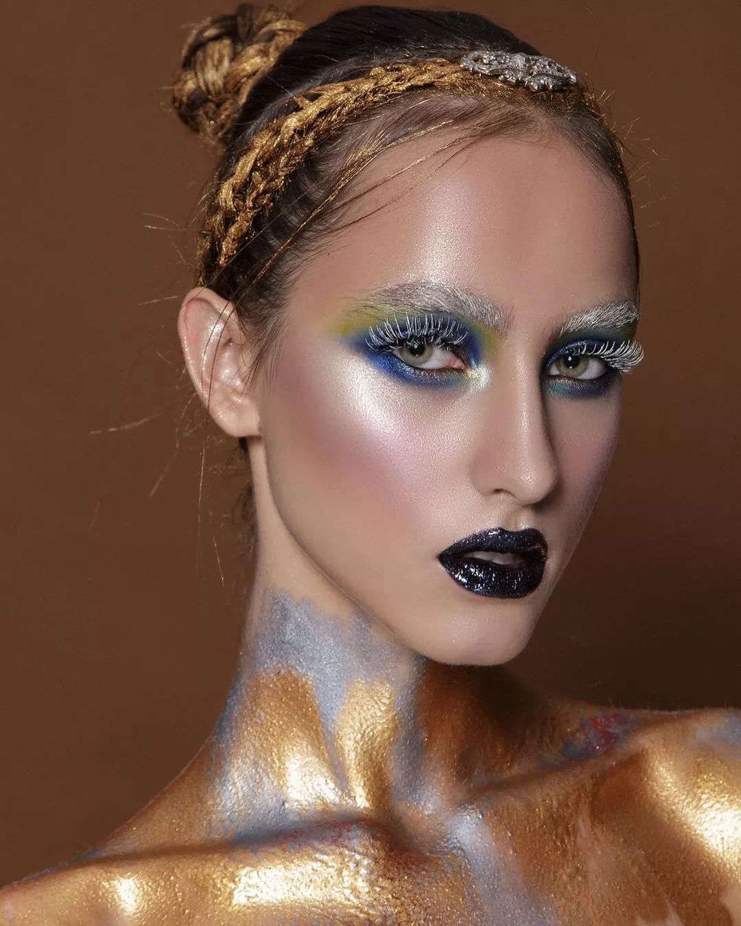 美妆大片油画风创意美妆大片让你的妆容更具艺术感