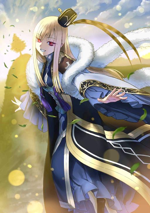 fgo司马懿全卡面赏析 仲达身着黑丝制服:诸葛村夫给的女装挺合身