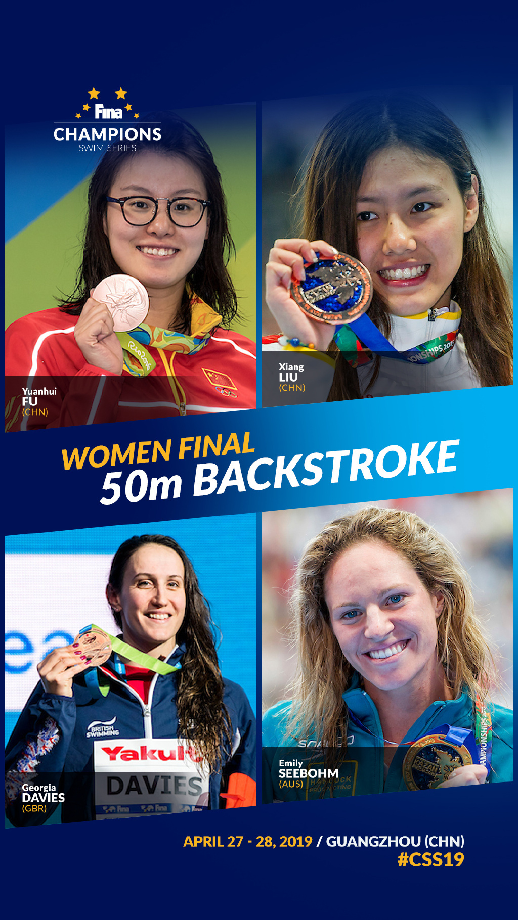 [收藏]2019年fina冠军游泳系列赛广州站盛况!