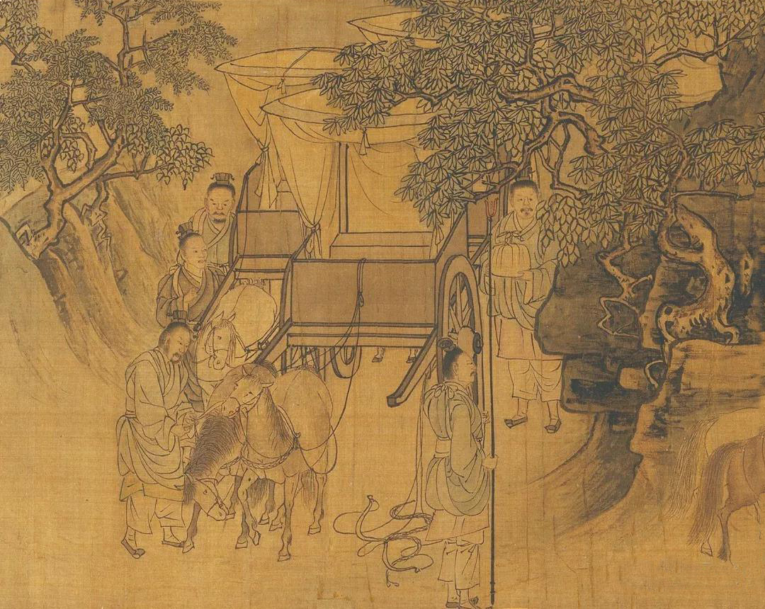 宋代李唐晋文公复国图欣赏