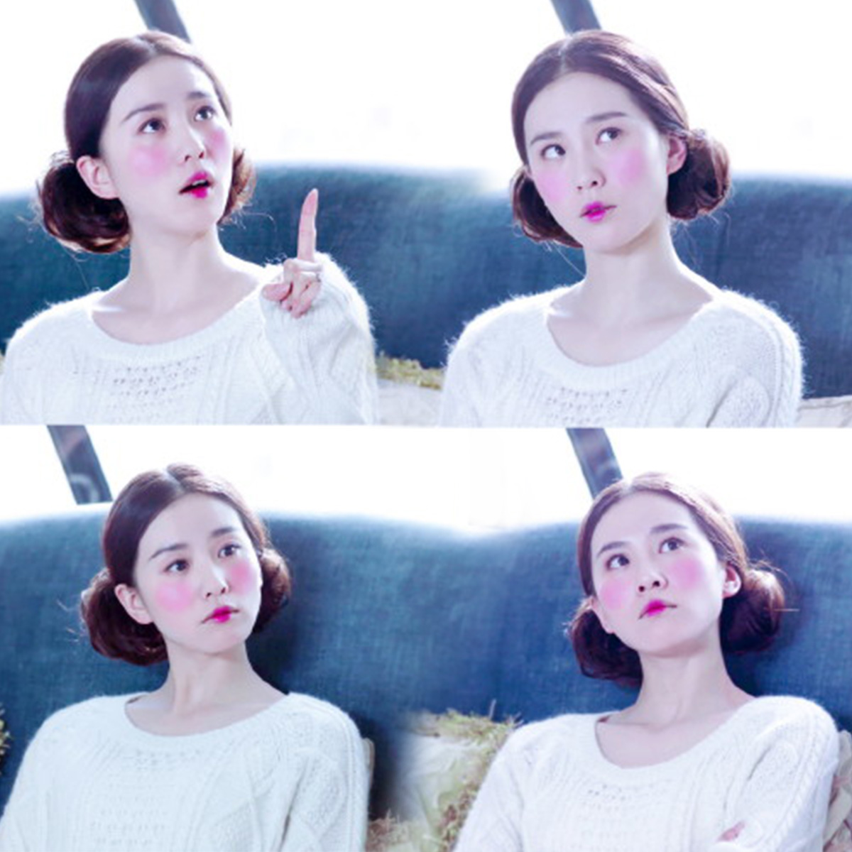 怼天怼地怼空气的时髦美少妇白考儿 大衣合集_刘诗诗