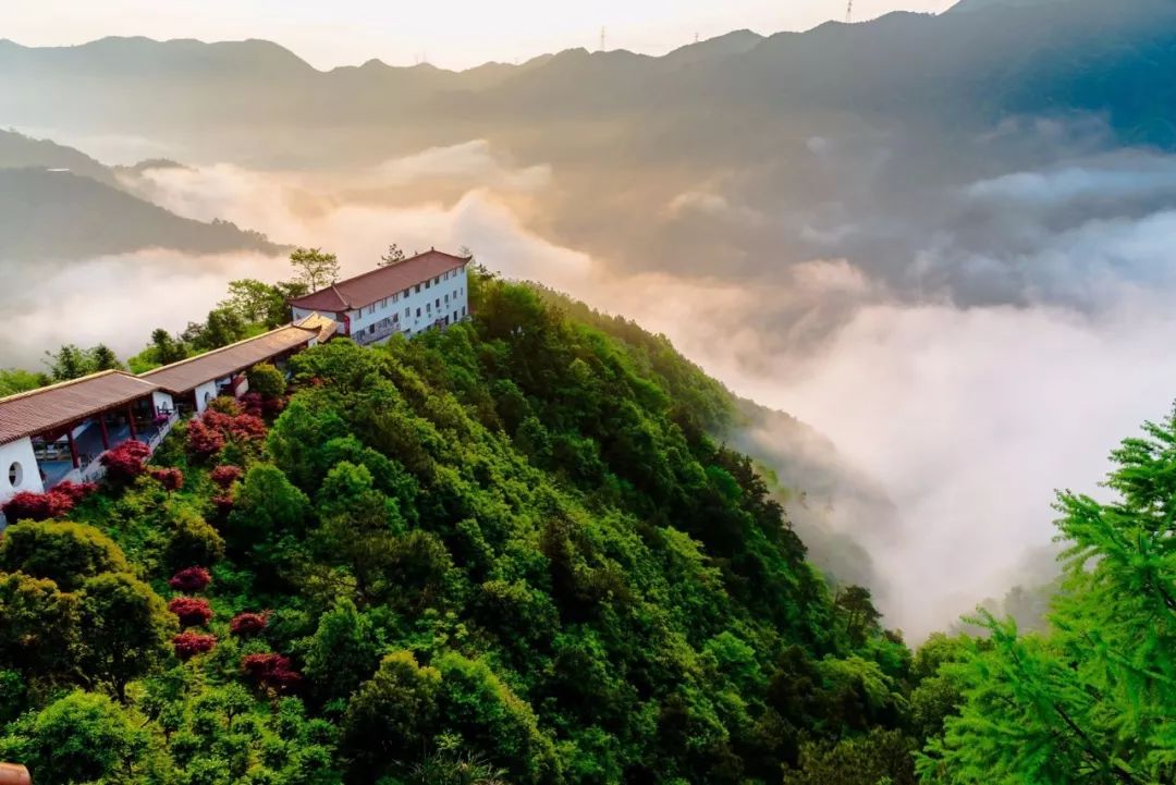 可遇不可求清早一組慕天山莊的雲霧照驚豔眾人