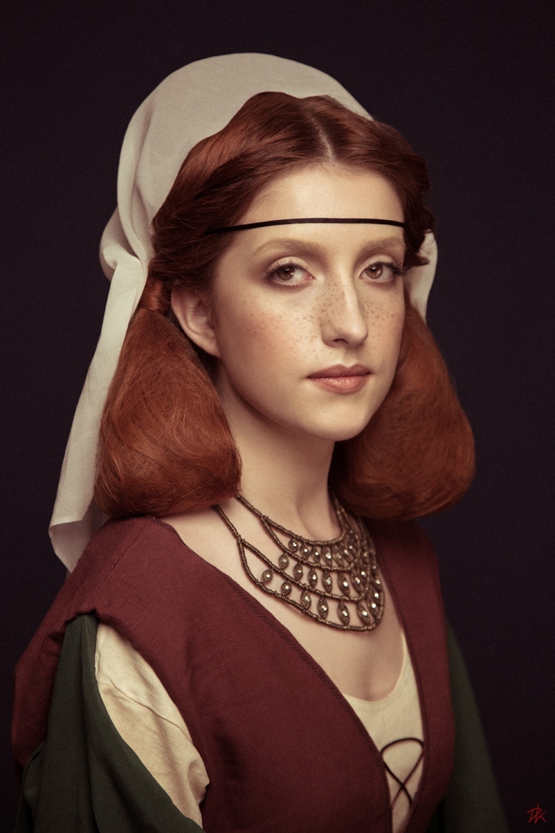 美妆大片油画风创意美妆大片让你的妆容更具艺术感