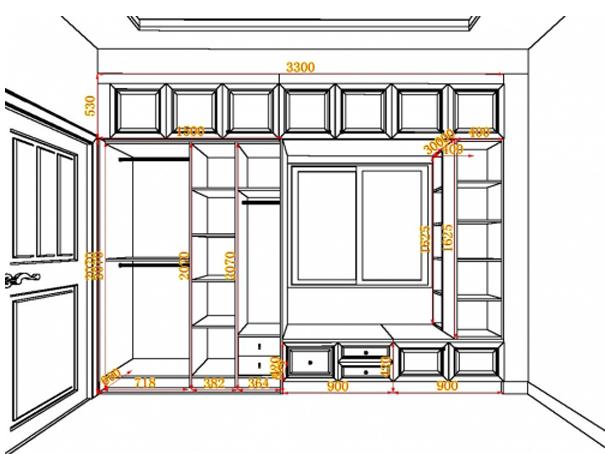 新房要装衣柜了,央求设计师闺蜜给我设计了多款衣柜尺寸设计图