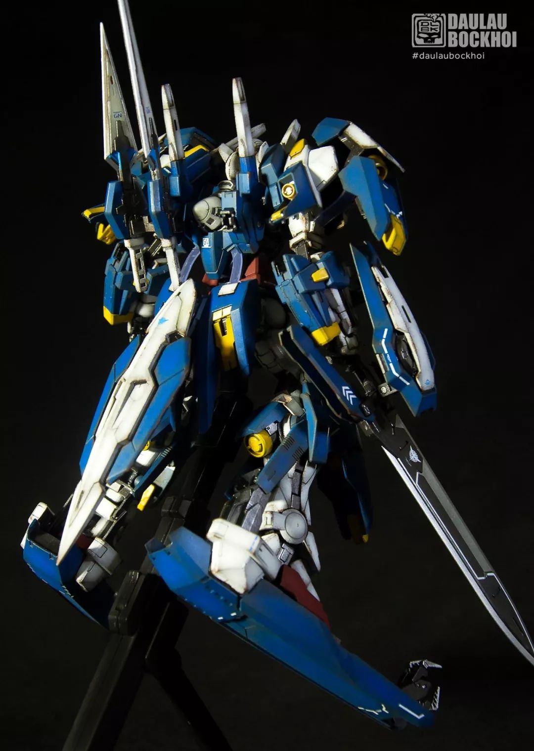 深度阴影轻微旧化涂装mg雪崩能天使制作