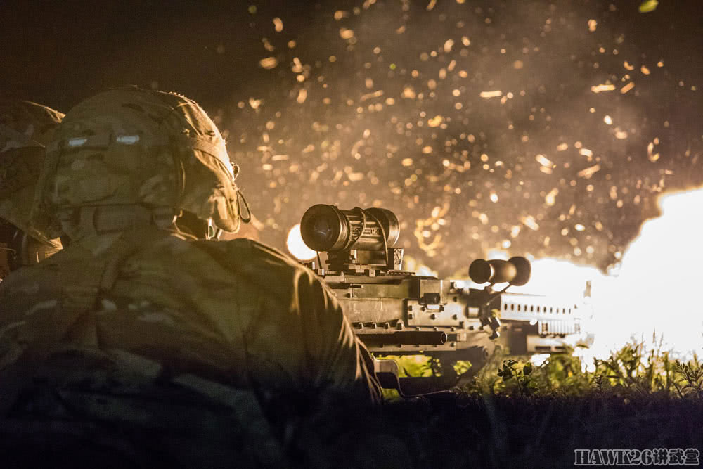 美军夜战演习照片 不仅有梵高风格的星空 还有最新夜视仪