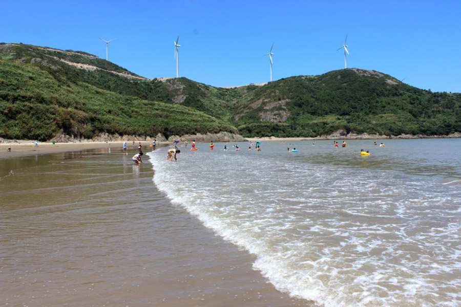 象山松兰山海滩图片