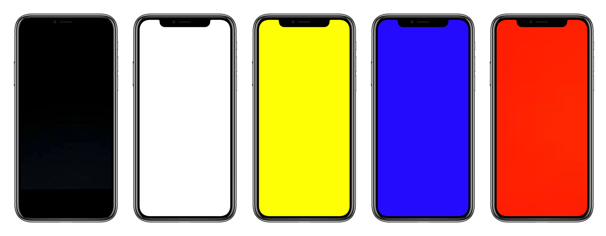 显示方面,可以提前准备好纯色的照片,如果没有那就现场对着白墙或者