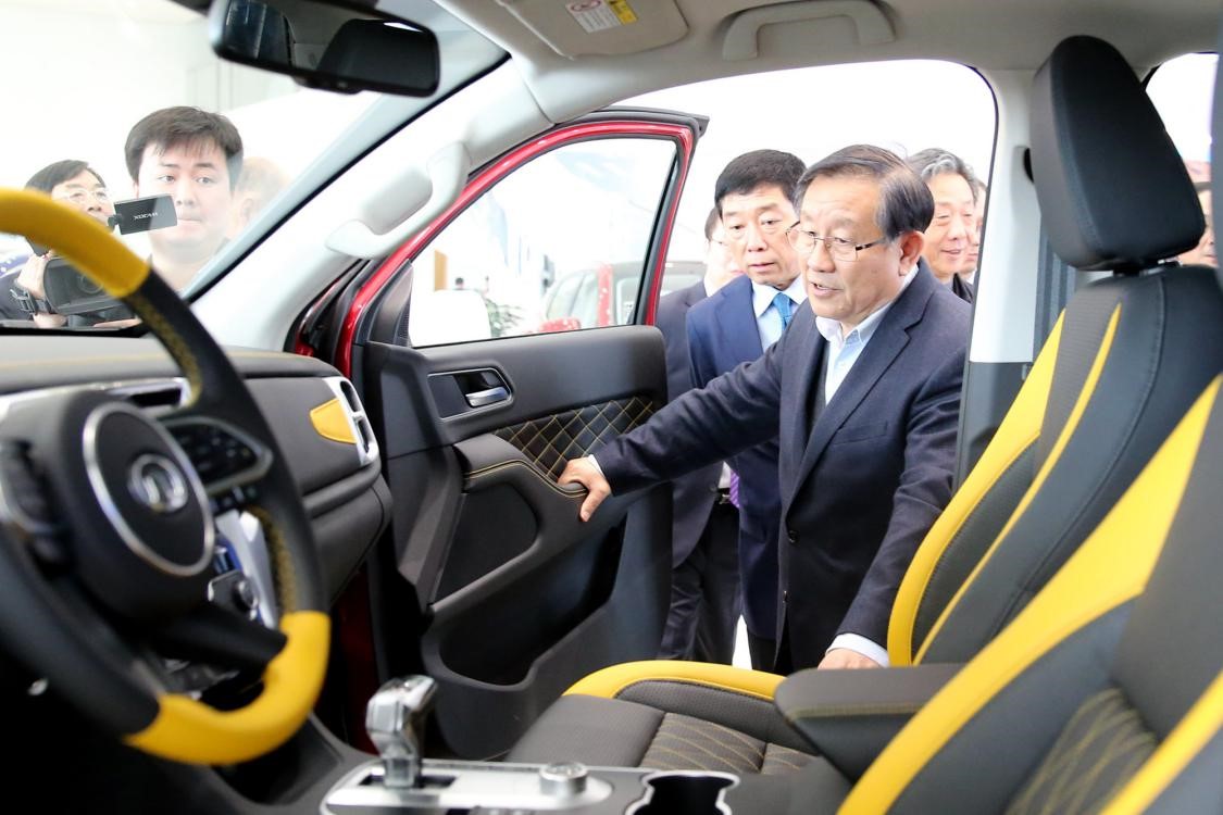 全国政协副主席万钢视察长城汽车