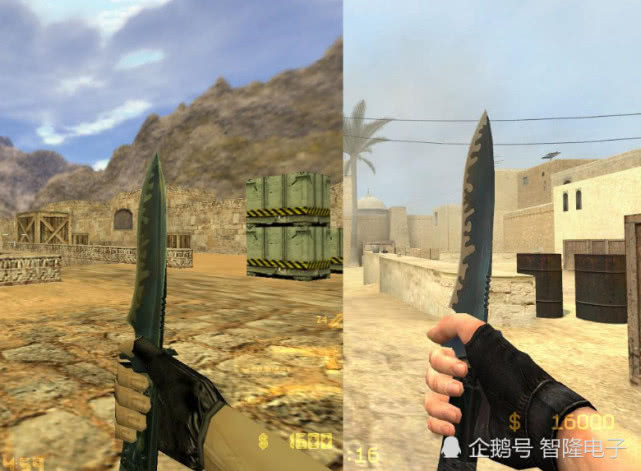 cs1.6与起源版本对比,差距简直"天壤之别",网友:经典!_游戏