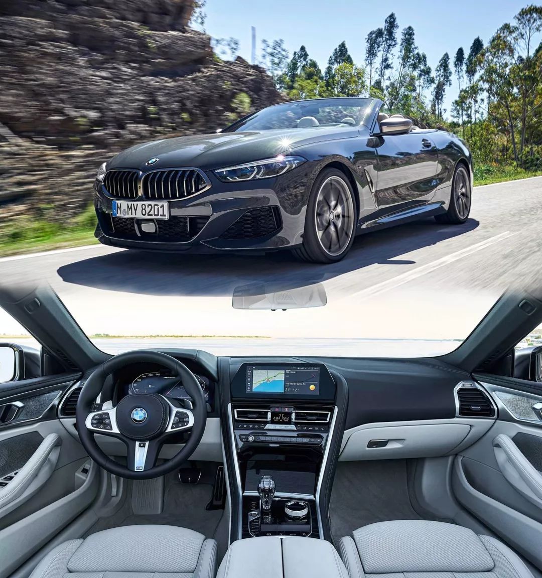 可否虐杀s级coupe? 海外试驾:宝马m850i敞篷版