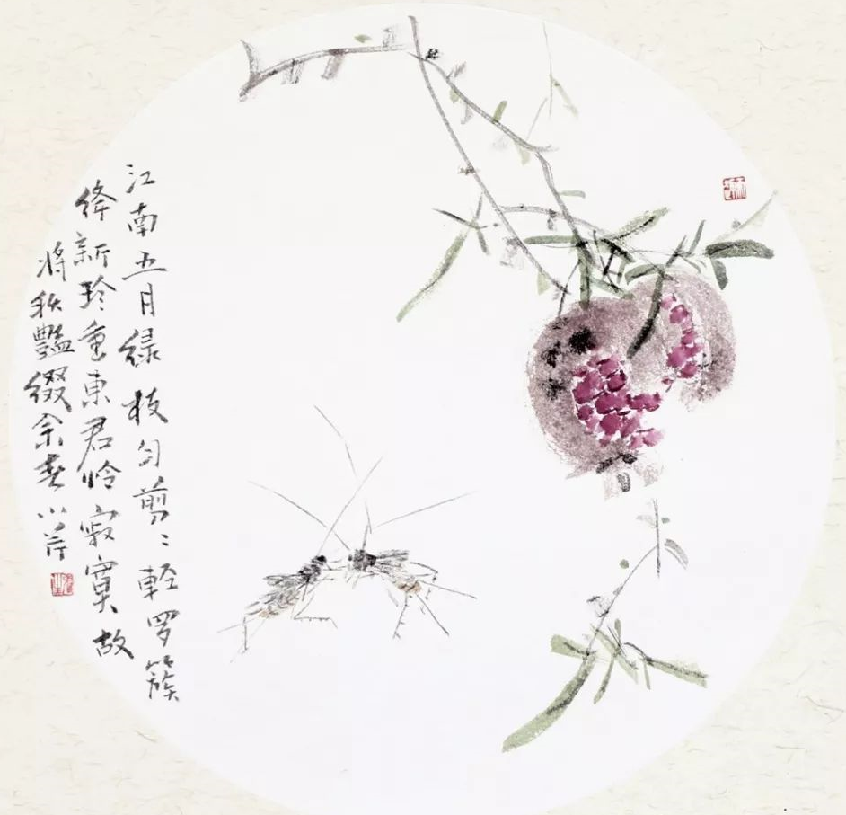 敏悟常与变合道得天真中国画画家张小芹印象