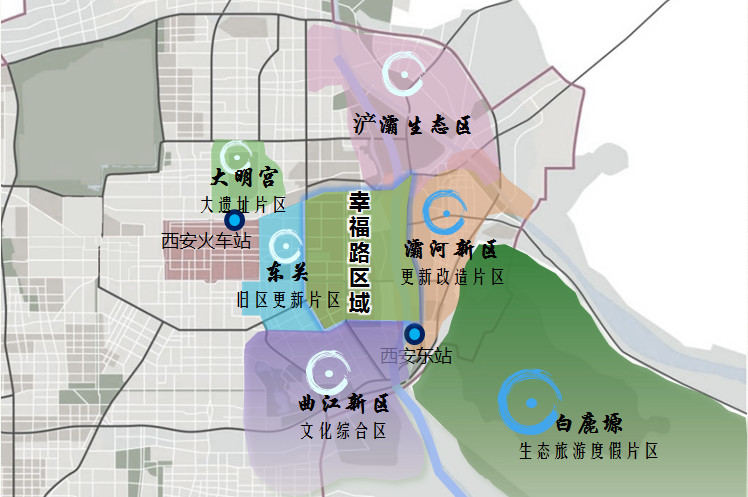 西安幸福水街规划图图片
