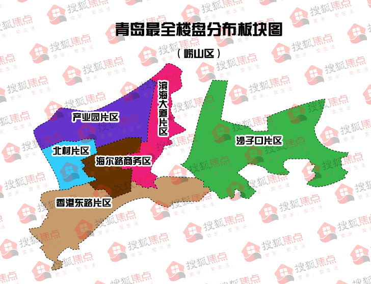 青岛"新贵"20000-50000元/平 青岛楼市地图崂山区