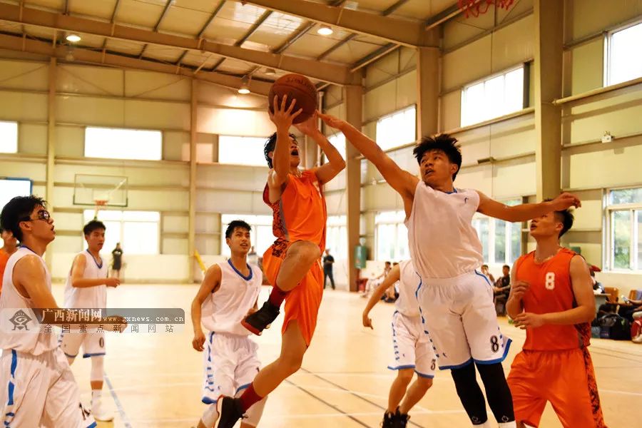 2019桂林市中学生篮球赛高中男子组全州高中队夺冠