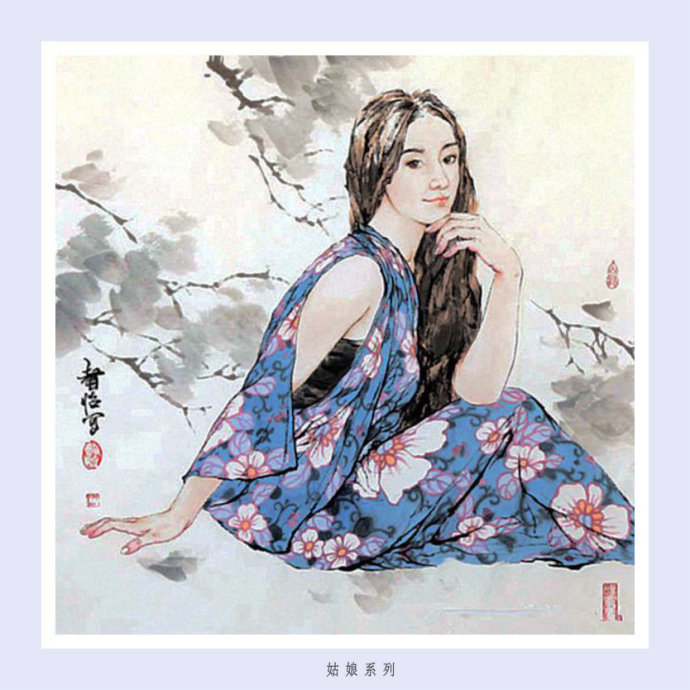 神思超逸 --- 中国画家齐声怡水墨人物画作品赏析_艺术