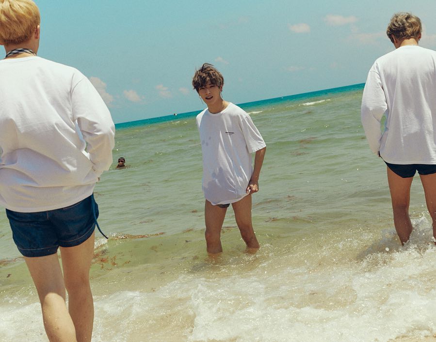 阳光沙滩浪花美男nct127海边度假全纪录