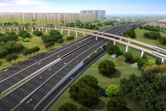 三环路扩能提升工程铁路西环节点辅道桥正式通车