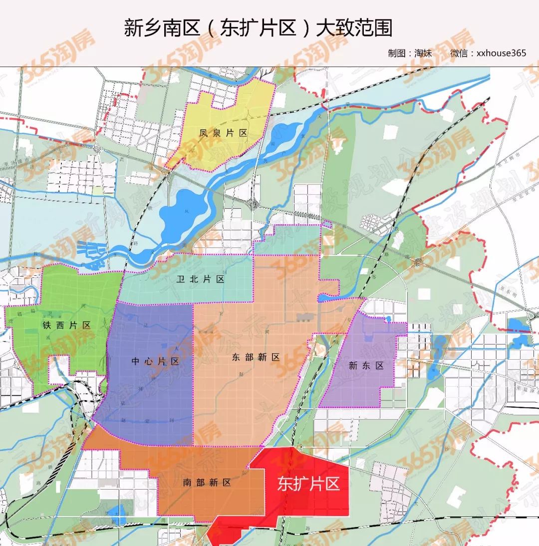 新乡南区板块再扩大向东扩展42平方公里