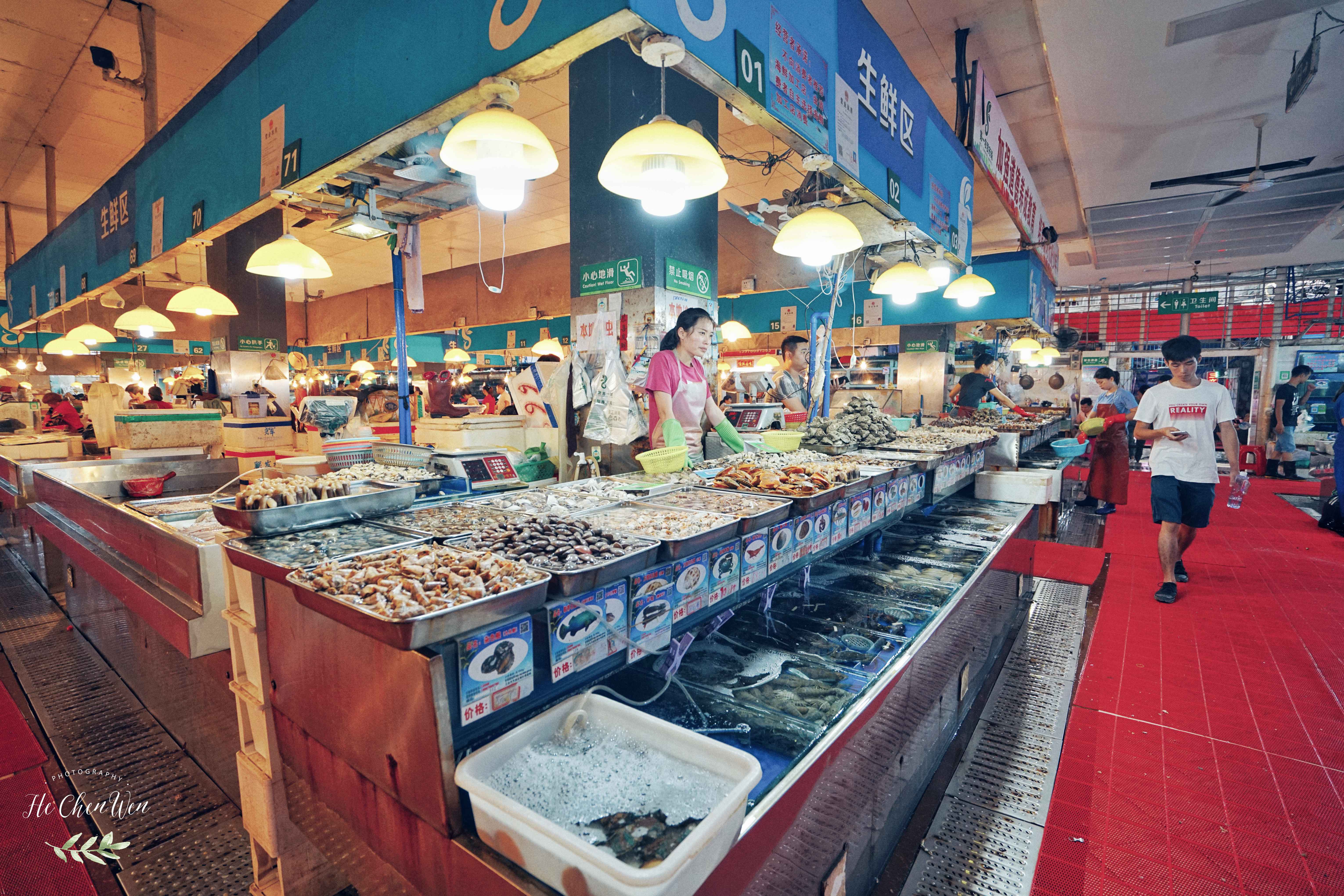 三亚码头海鲜市场图片