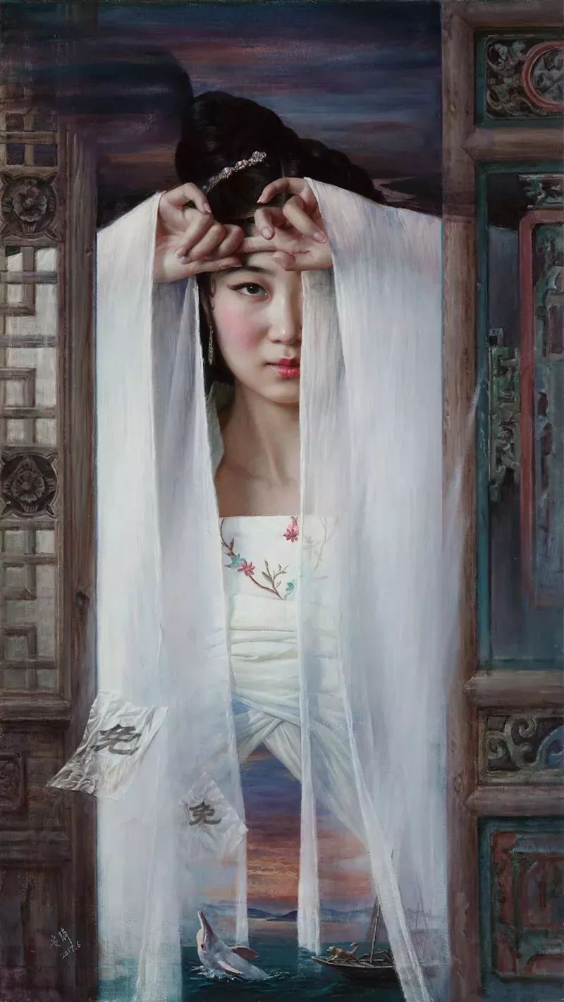 色彩斑斓的神鬼狐妖——安静聊斋油画