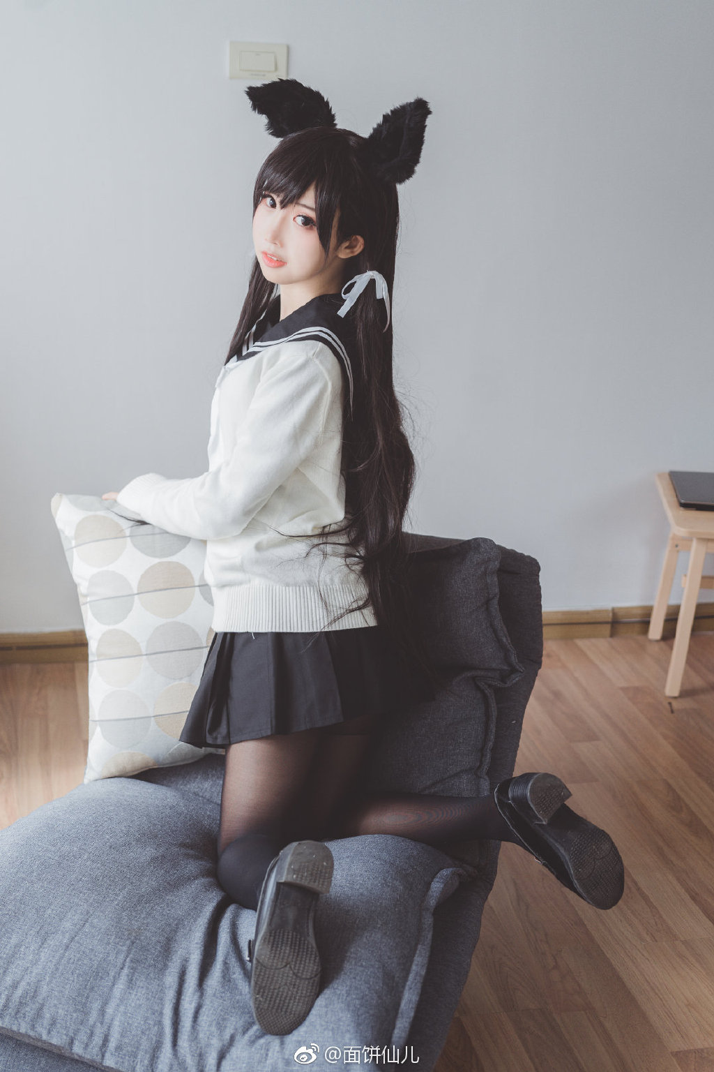 cos正片碧蓝航线爱宕cosjk萌妹魅力十足