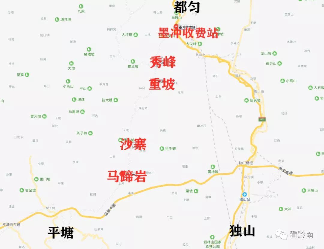 都匀市墨冲镇地图图片