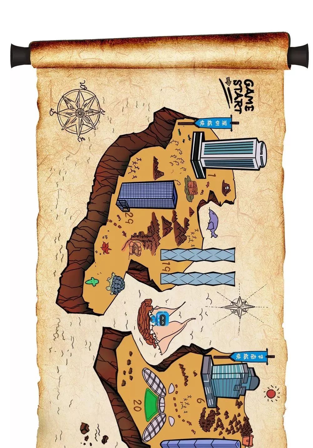 【壹起飞】蓝宝发现"七大王国"藏宝图?神秘宝藏就藏在.