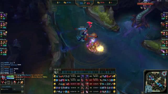 第二名英雄武器大师六神装备:破败王者之刃 朔极之矛 荆棘甲 挑战护手