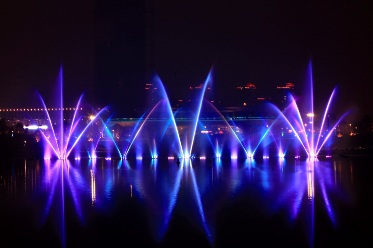 梁祝故里化蝶新篇法国国际水秀之曹娥江水秀作品