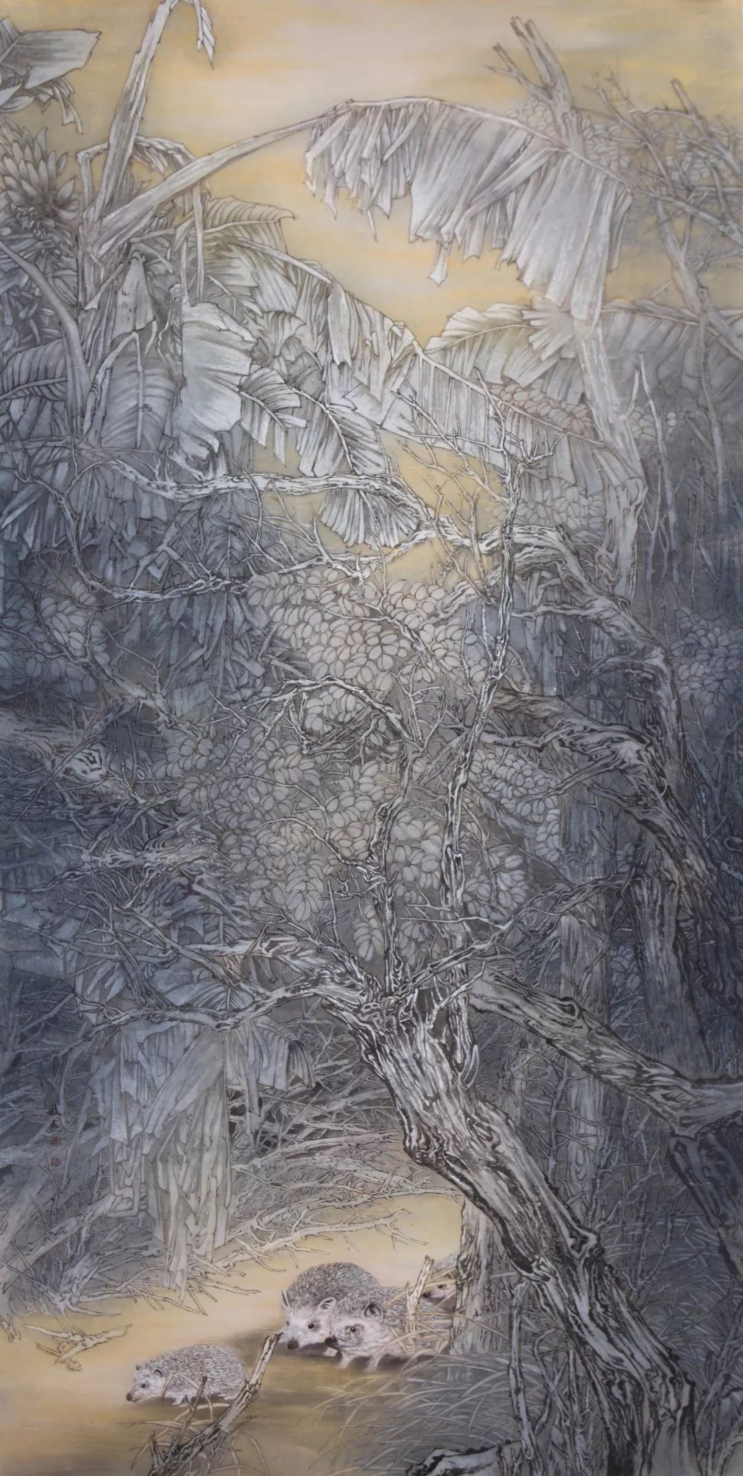 百家艺术 | 精诚所至,金石为开——窦凤展山水花鸟欣赏