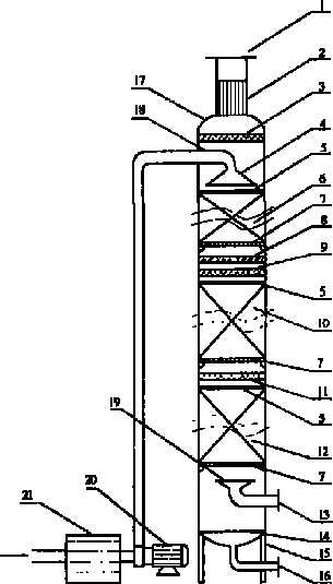 氨氮吹脱塔内部结构图图片