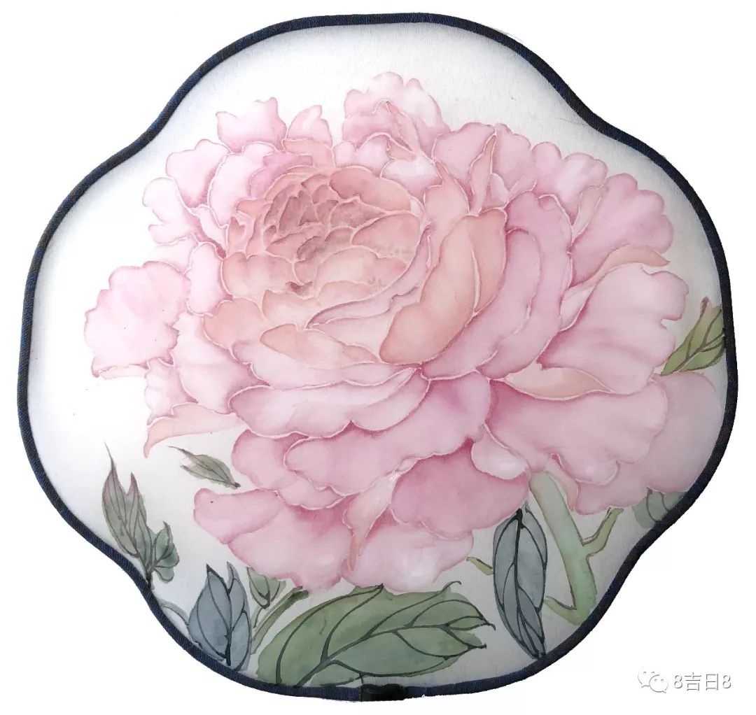 津门女画家|吴淑萍 没骨花卉团扇作品欣赏