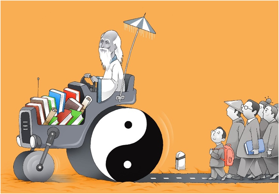 西方漫画中的儒释道圣贤现身广东东华禅寺国际首创