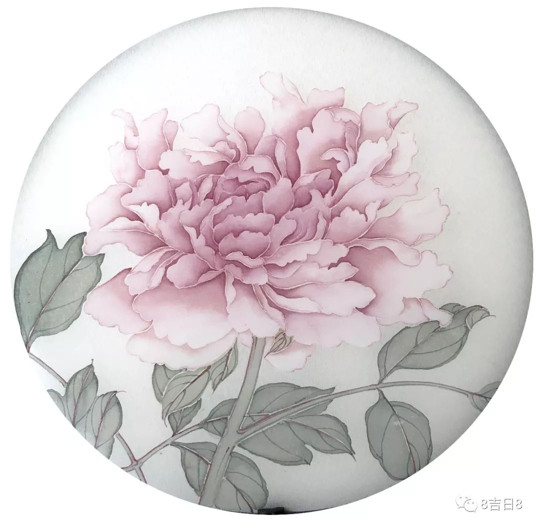 津门女画家|吴淑萍 没骨花卉团扇作品欣赏