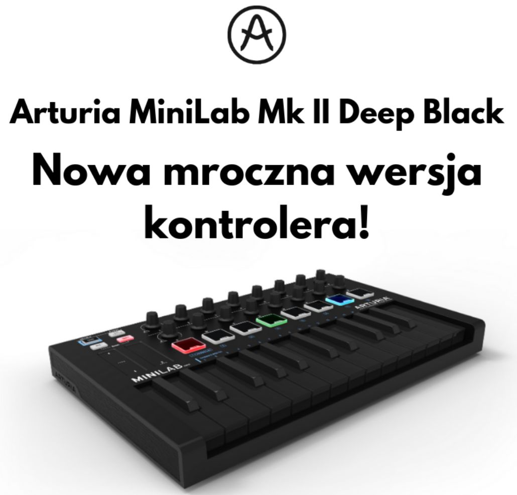 arturiaminilabmkii迷你midi键盘2019年换新装反色纯黑版
