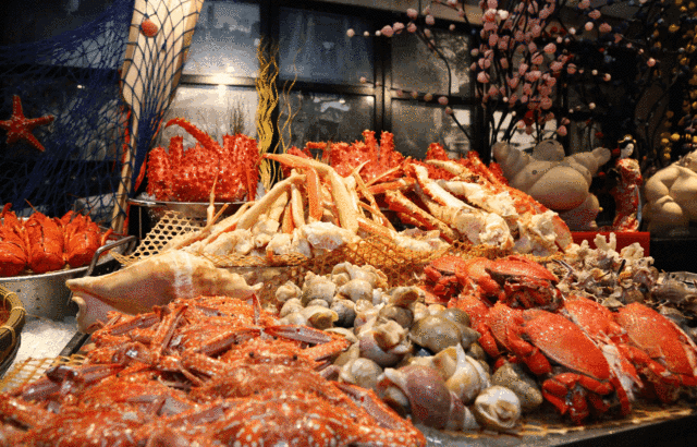 豪华自助餐盛宴没有256g的胃不要来