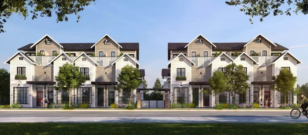 公寓自带花园,外加可出租独立单间?联排有临街商铺?