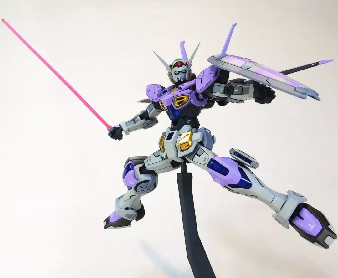 酱"紫"的配色,高达g-self改色涂装