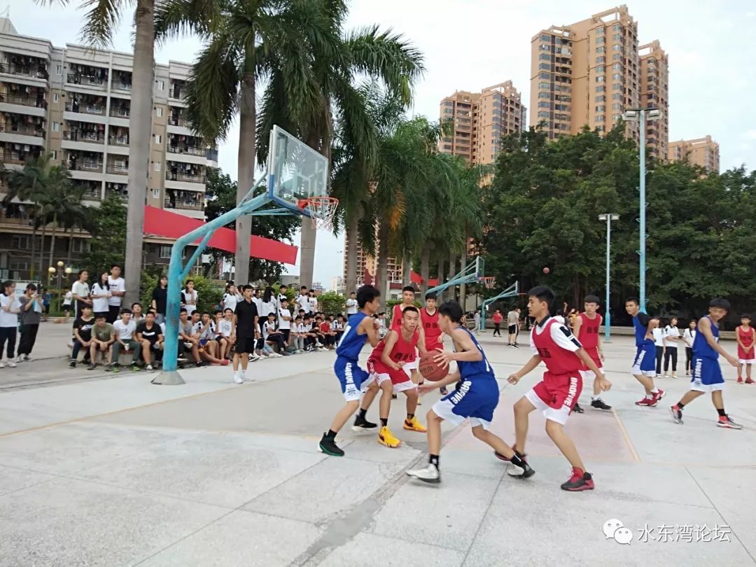 校园电白水东中学高中篮球联赛圆满结束