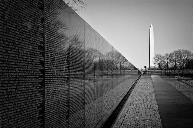 美国越南战争纪念碑图片
