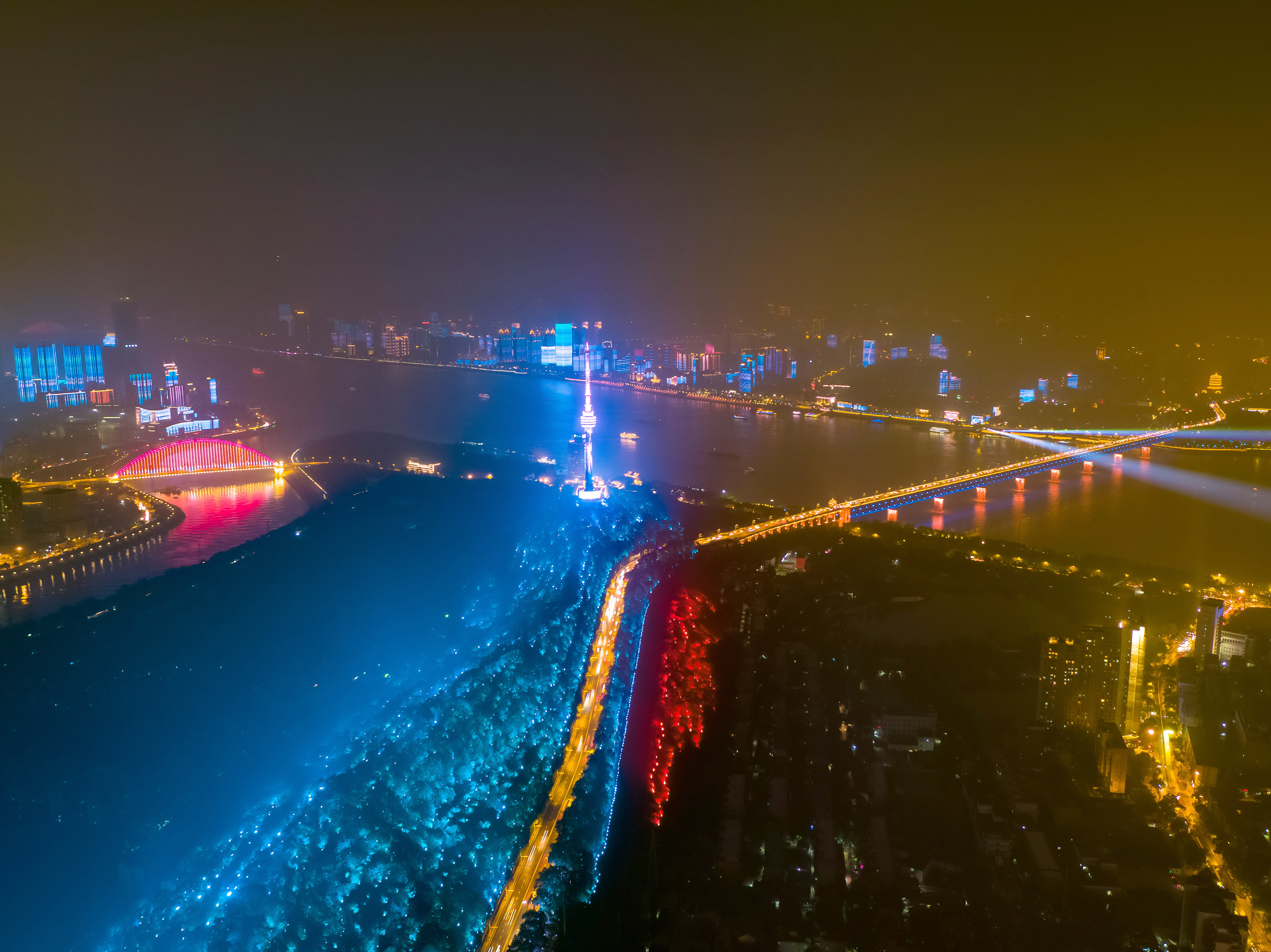 2020武汉灯光秀图片图片
