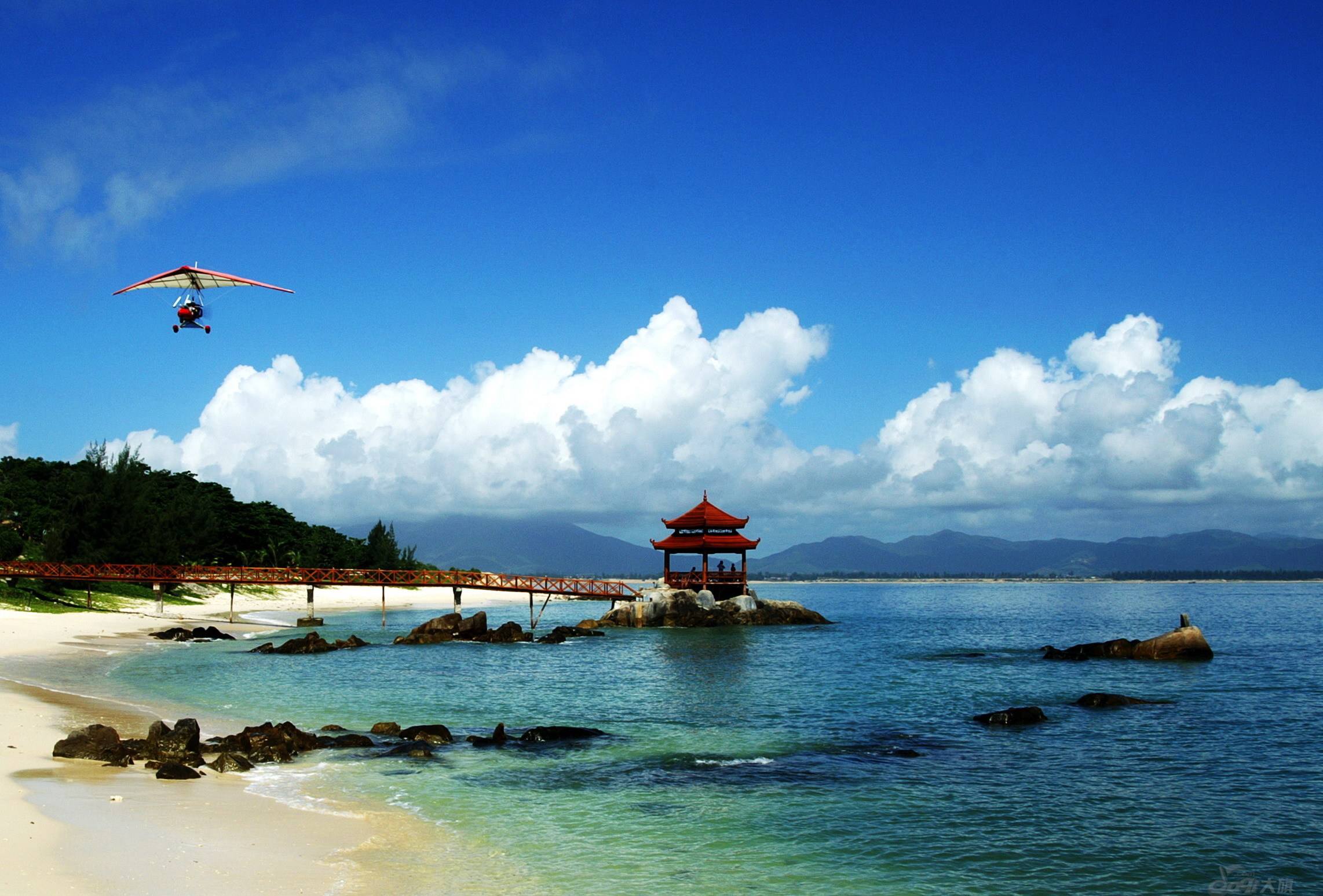 大连仙浴湾海滨度假区，环境优美，空气清新，是旅游休闲的好去处|情人岛|仙浴湾|去处_新浪新闻