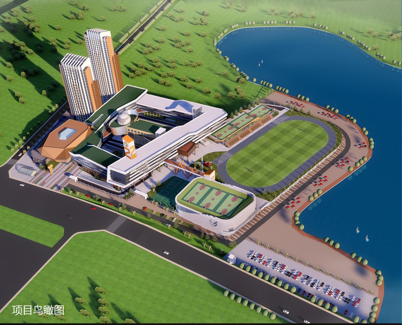 青岛二中西海岸分校2021年启用,开设78个班招收3000人