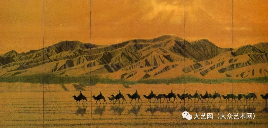 大众艺术网一位丝绸之路大漠敦煌的忠诚传道者日本最有影响力画家平山