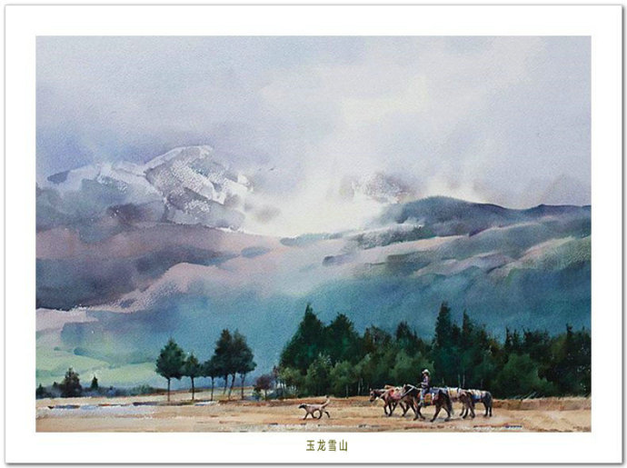 冲淡之美 -- 中国画家刘永健水彩风景写生画作品赏析