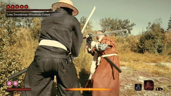 玩家拍摄只狼真人版boss战连续打铁真实还原游戏