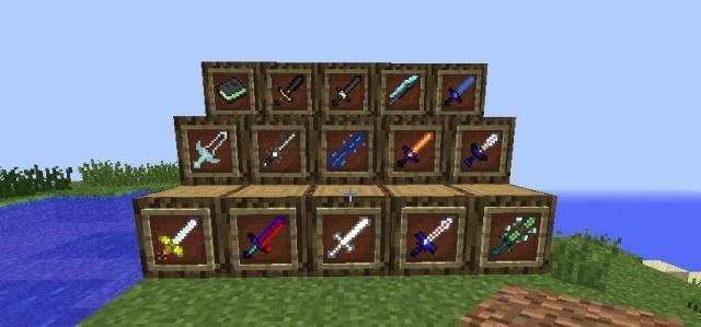 在mc中流传着四把传说的武器,分别是最终之剑和寰宇剑以及创世之刃